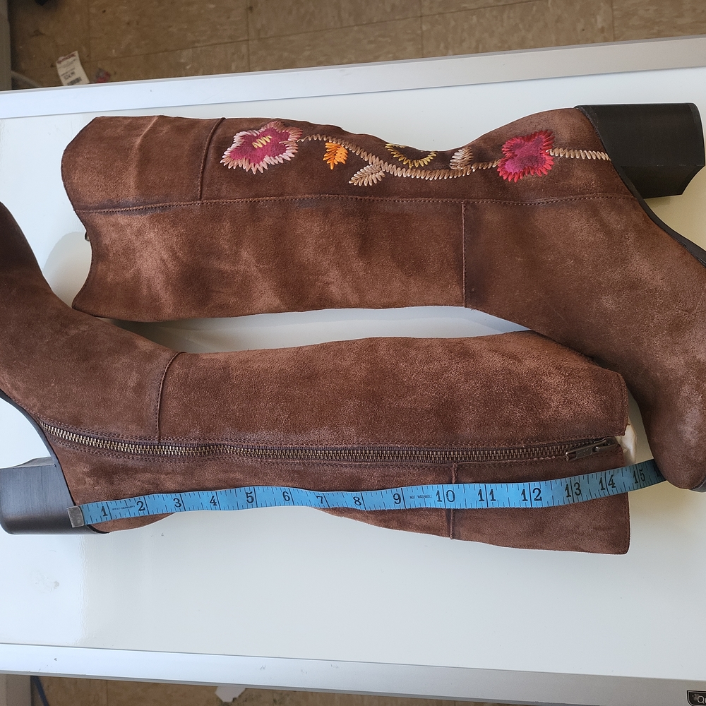 Women FRYE Nova Flower Tall sz7.5/8